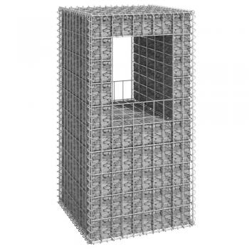 vidaXL Gabion Basket Post 50x50x100 cm Iron