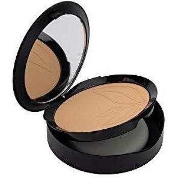 puroBIO Cosmetics Compact Foundation SPF 10 Shade 03, Weightless Buildable Coverage, 9 g