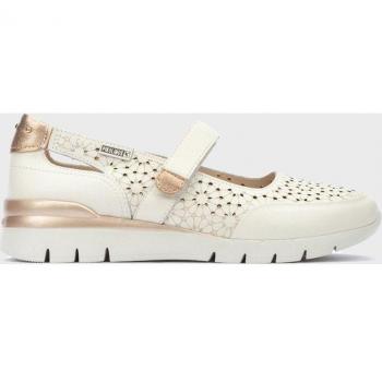 Merceditas de mujer de piel con plantilla acolchada Memory Foam
