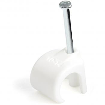 StarTech.com 100 Pack Extra Large Cable Clips with Nail
