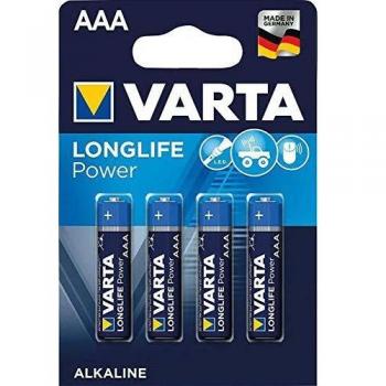 Varta Batería Alcalina, Micro, AAA, Lr03, 1.5V De Alta Energía, Menor De La Ampolla