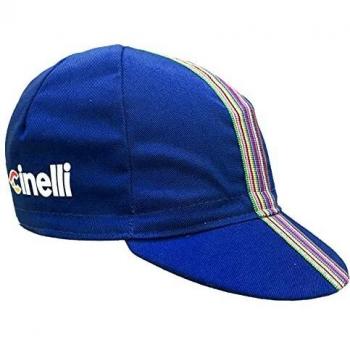 Cinelli Ciao - Gorra de Ciclismo Unisex, Color Azul, Talla única