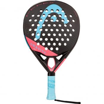 Head Gravity Pro 2022 Pala de Pádel Negra y Multicolor