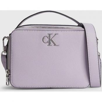 Calvin Klein Jeans - Bolso Mujer lila con logo CK
