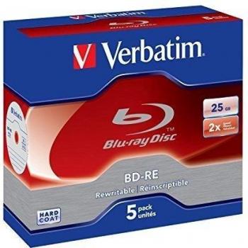 Verbatim 43615 - Pack de 5 Blu-ray, 25 GB