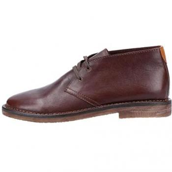 Hush Puppies Samuel Brown Leather Chukka Boots for Men - Size UK 8