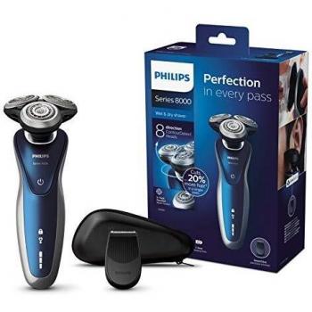 Afeitadora Philips Series 8000 S8980/13 Rotativa Húmeda y Seco Azul