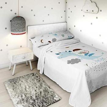 HACIENDO EL INDIO Juego de sábanas Magic Dragon Panot Cama 90 cm