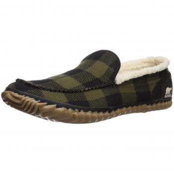 Sorel Dude Moc, Zapatillas para Hombre, Verde/Negro, 43.5 EU