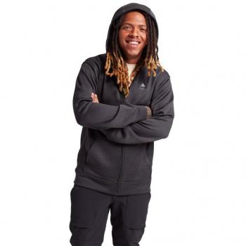 Sudadera con capucha Burton Oak Full Zip Negro Verdadero XL