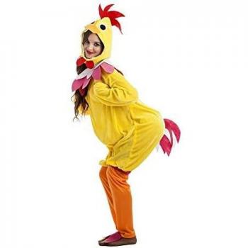 Traje de Gallina Amarilla para Adultos Talla S