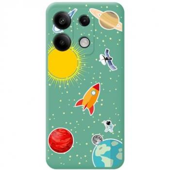 Funda Silicona Líquida Verde Espacial para Xiaomi Redmi Note 13 Pro 5G