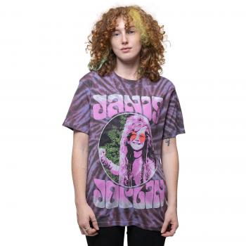 Janis Joplin Purple Tie Dye T-Shirt