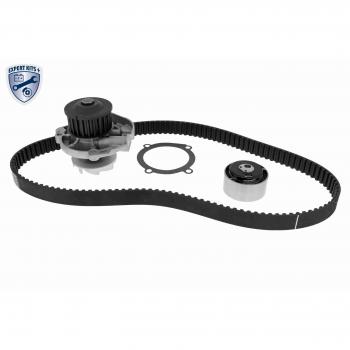 Bomba de agua + kit de correa de distribución VAICO V24-50022 para FIAT: Panda, Punto, Doblo, 500, Fiorino, Linea, Idea, Qubo, Siena & FORD: Ka