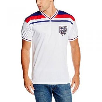 Score Draw Men's England 1982 World Cup Final Shirt, White, Small