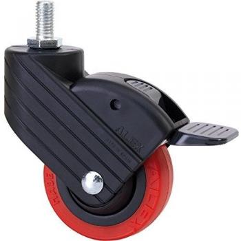 SERIE HPPPI Rueda Giratoria con Espiga roscada Y Freno