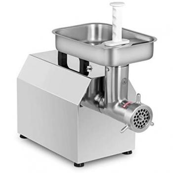Picadora de carne en acero inoxidable - 220 kg/h, fabricada en acero inoxidable, capacidad de hasta 220 kg/h, función de retorno