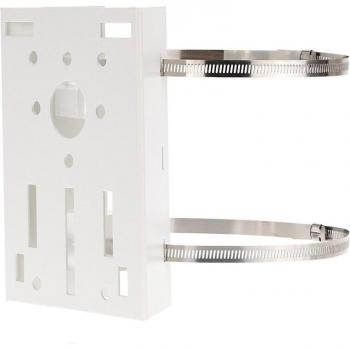 Poste de Metal con Soporte de Montaje y Lazo 20CM para Cámara de Seguridad PTZ en Esquina