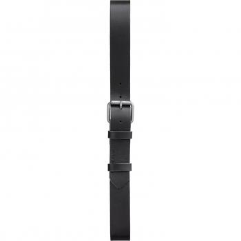 Nudie Jeans Pedersson Black Leather Belt, Size 90
