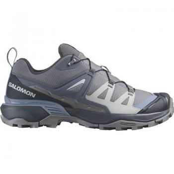 Zapatillas de montaña Salomon X Ultra 360 mujer gris, características: diseño para trekking, impermeables, suela con buena tracción, ligeras y cómodas. Talla 39 1/3
