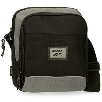 Bandolera Grande Reebok Dexter Negra Poliéster 17x22x8 cms