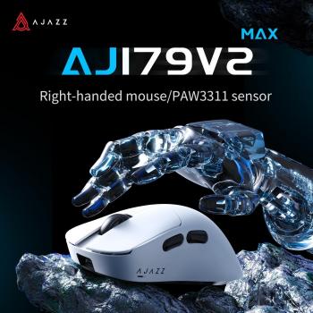 AJAZZ AJ179 V2 MAX Wireless Gaming Mouse - Lightweight 56g, Tri-Mode Connectivity, PAW3311 Sensor