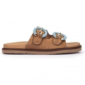 Sandalias planas de piel con hebillas Pedro Miralles