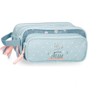 Estuche Movom Live your dreams cinco compartimentos