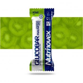 Barrita Energética Nutrinovex Glucobar Sabor Kiwi 35g con Magnesio 375mg