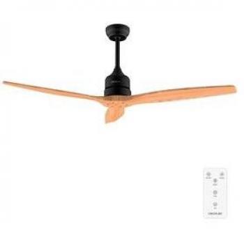 Ventilador de Techo Cecotec EnergySilence Aero 5270 Black&WhiteWood, 50, 40W, Madera Clara, Reversible Negro/Natural, Ø132 Cm