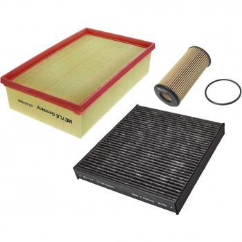 Kit de Filtros MEYLE Original para VW, AUDI y SKODA - Compatible con modelos Golf VII y Tiguan - Referencias: 112 330 0016/S, 06K115466, 06L115466