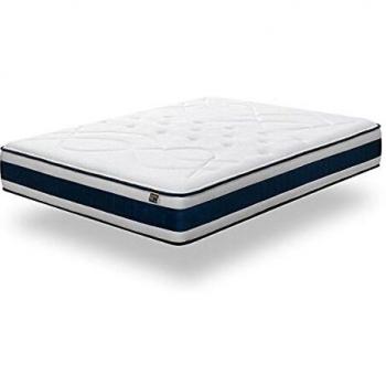 Kuo Dream - Colchón Memory Cell Plus, ViscoGel Titanium con Refuerzo Lumbar, 120 x 190 cm