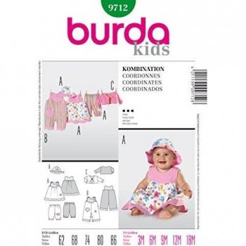 Burda Patrón 9712 Kids Conjunto