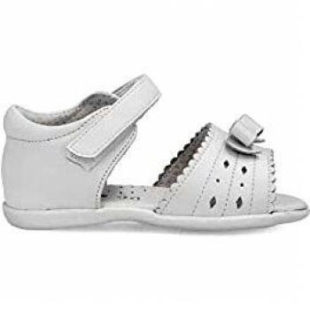 PEKES Sandalia Velcro niña PEK P3325 Blanco - 23, Blanco