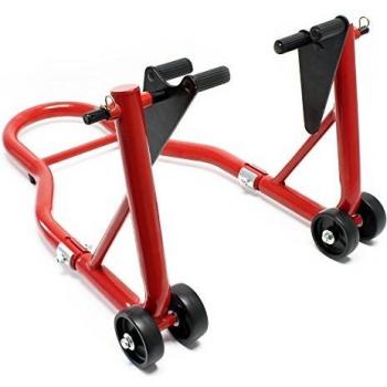 Soporte para la rueda delantera de la motocicleta 450kg dispositivo elevación taller