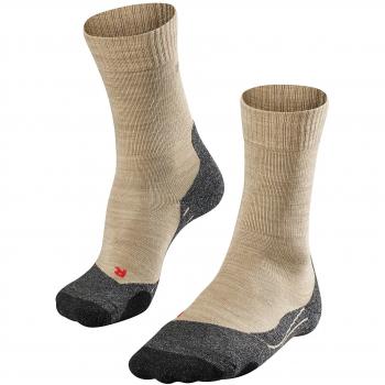 Falke TK2 Women Trekking Socks - Ergonomic Merino Wool Blend, Beige