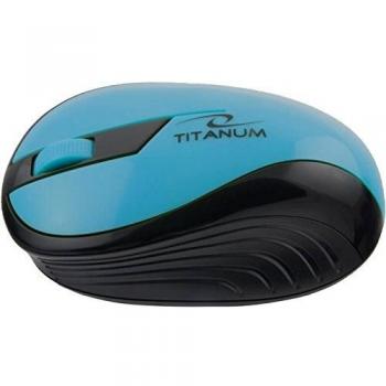 Maus Inalambrica Optica 2.4GHz TM114T Rainbow Turquesa