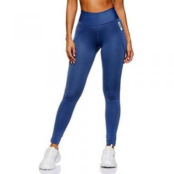 adidas W BB Tight Mallas, Mujer, tintec/Blanco, S