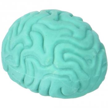 Mustard Brain Erasers - Gomas de borrar para lápiz en forma de cerebro, varios colores