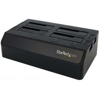 StarTech.com SDOCK4U33 - Docking Station USB 3.0 con 4 Bahías SATA de 2.5 y 3.5 Pulgadas para HDD y SSD