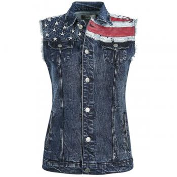 R.E.D. by EMP Along For The Ride Chaleco Mujer Azul M