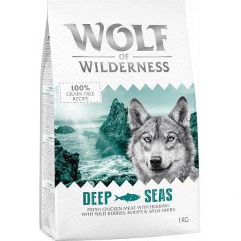 Wolf of Wilderness The Taste Of Scandinavia 2 x 12 kg - Pack Ahorro con reno, pollo y salmón & Wolf of Wilderness Deep Seas con arenque - 5 x 1 kg Pack Ahorro