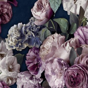 Gabrielle Floral Wallpaper - Plum
