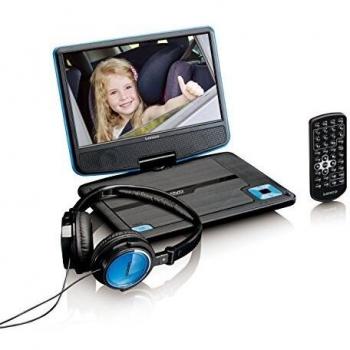 DVD Portátil 9 LENCO DVP-910BU Color Azul, USB, Auriculares, Mando