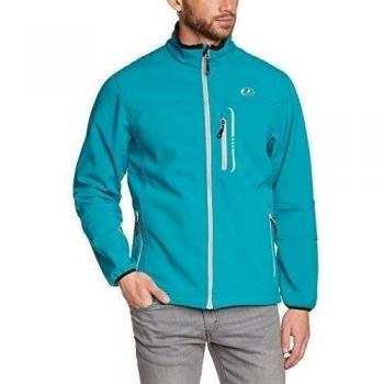 Ultrasport Stan - Outdoor Softsell - Chaqueta para hombre con Ultraflow 5.000, color azul, talla S