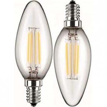 Lámpara LED de Filamento C35 E14 4,5W (40W) 470lm 2700K Paquete Doble