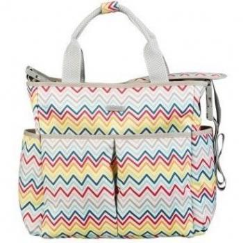 Tuc Tuc 03548 - Bolso cochecito + cambiador, diseño zigzag african routes