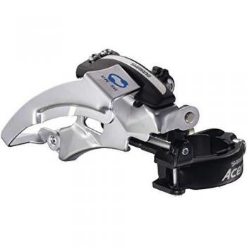 Desviador Delantero Shimano Altus FD-M310 Triple 3x8/7, Top-Swing, Doble Tirón, Compatible con Tubo de 34.9/31.8/28.6 mm