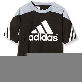 adidas Sere14 TRG JS Y - Camiseta para niño, color negro / plata / blanco, talla 152