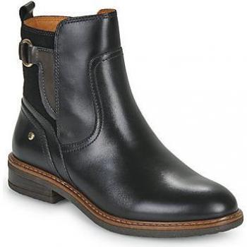 Botines Pikolinos Aldaya W8J-8604C1 para Mujer de Piel Marrón con Detalle de Pespuntes